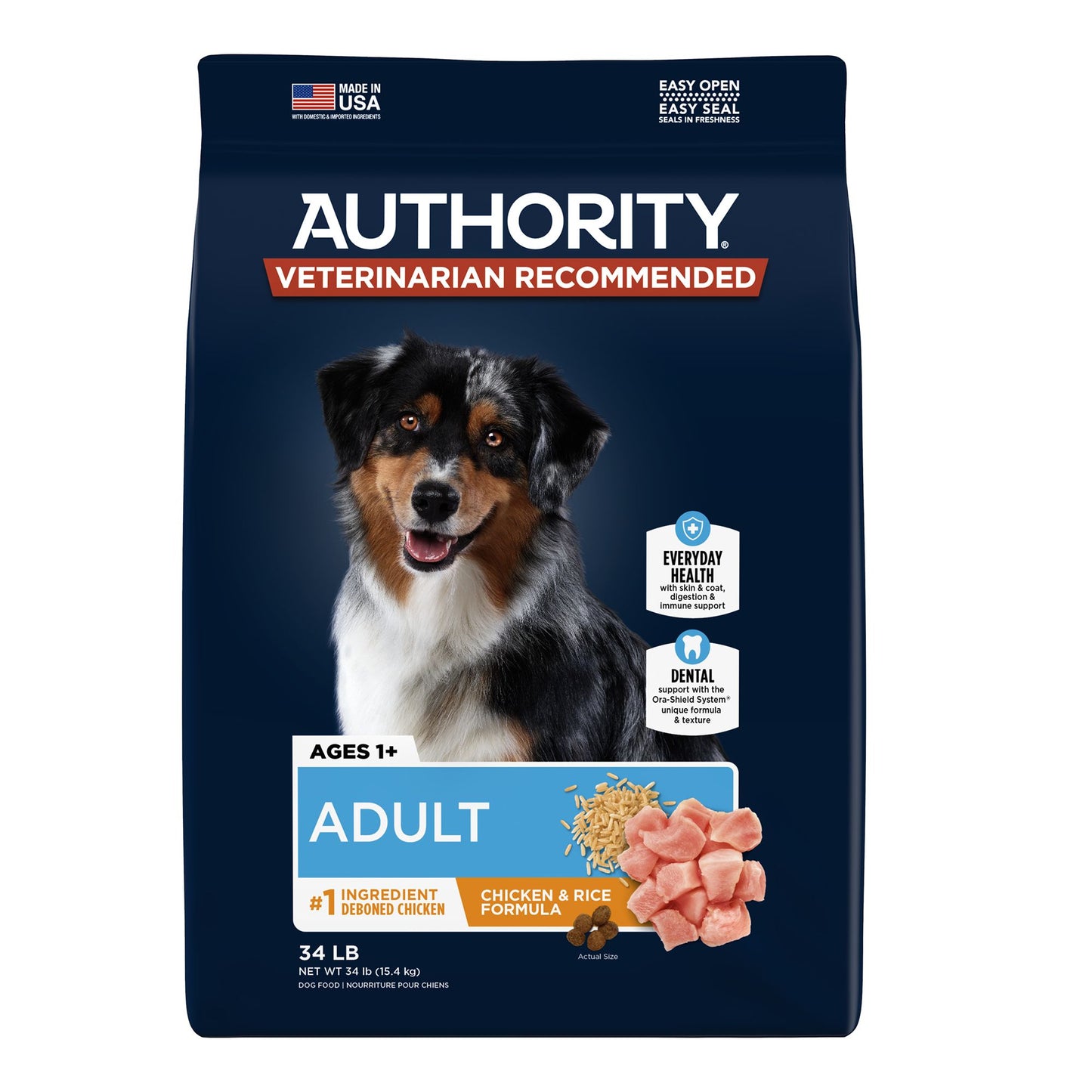 Authority® Everyday Health Adult Dry Dog Food - Chicken & Rice 6 Lb