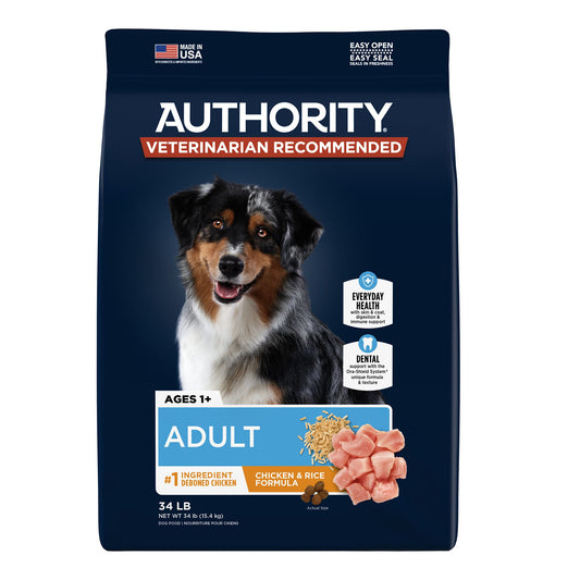 Authority® Everyday Health Adult Dry Dog Food - Chicken & Rice 6 Lb