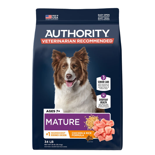 Authority® Everyday Health Senior 7+ Dry Dog Food - Chicken & Rice 6 Lb