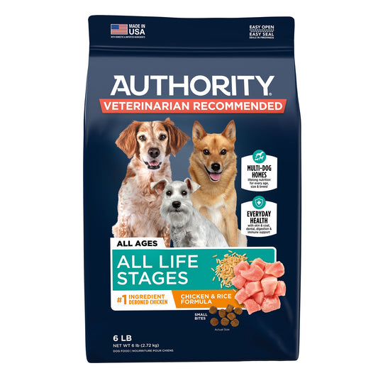 Authority® Everyday Health All Life Stages Dry Dog Food - Chicken & Rice 18 Lb