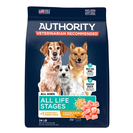 Authority® Everyday Health All Life Stages Dry Dog Food - Chicken & Rice 6 Lb