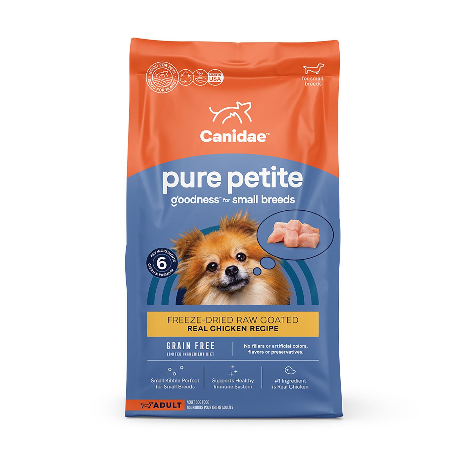Canidae® Pure&trade; Small Breed Adult Dry Dog Food - Limited Ingredient Diet, Chicken 4 Lb