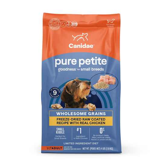 Canidae Pure Petite Limited Ingredient All Life Stage Dry Dog Food - Chicken 4 Lb