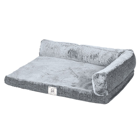 Chill Kuzzi Dual Bolster Crate Pad 18"L x 29"W x 6"H