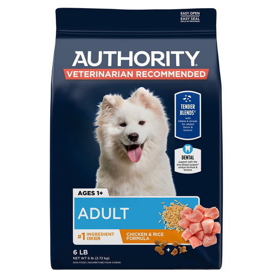 Authority Everyday Health Tender Blends Adult Dry Dog Food - Chicken & Rice 34 Lb