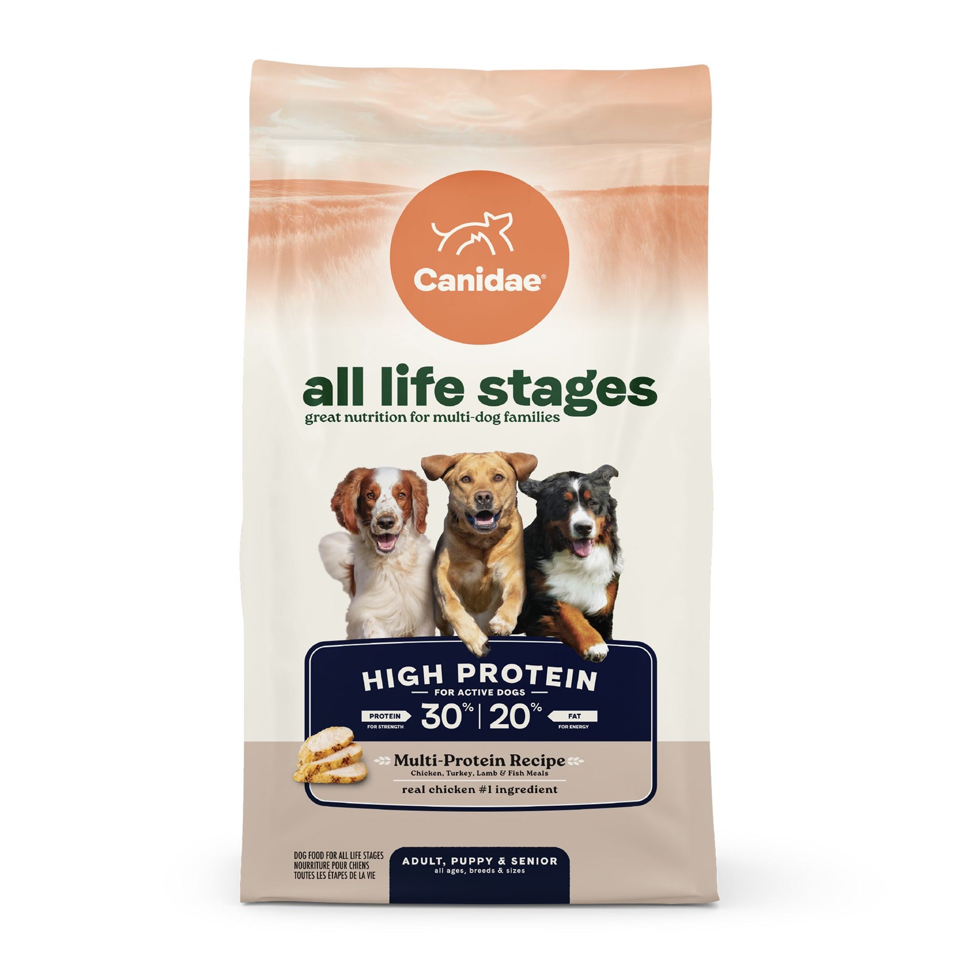 Canidae All Life Stages High Protein 30/20 All Life Stage Dry Dog Food - Multi-Protein 4 Lb