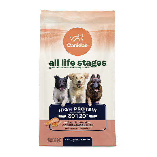 Canidae All Life Stages High Protein 30/20 All Life Stage Dry Dog Food - Salmon & Ancient Grains 27 Lb