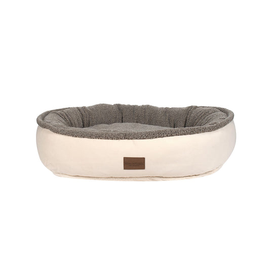 Carolina Pet Company Microfiber & Tipped Berber Comfy Cup Dog Bed Medium