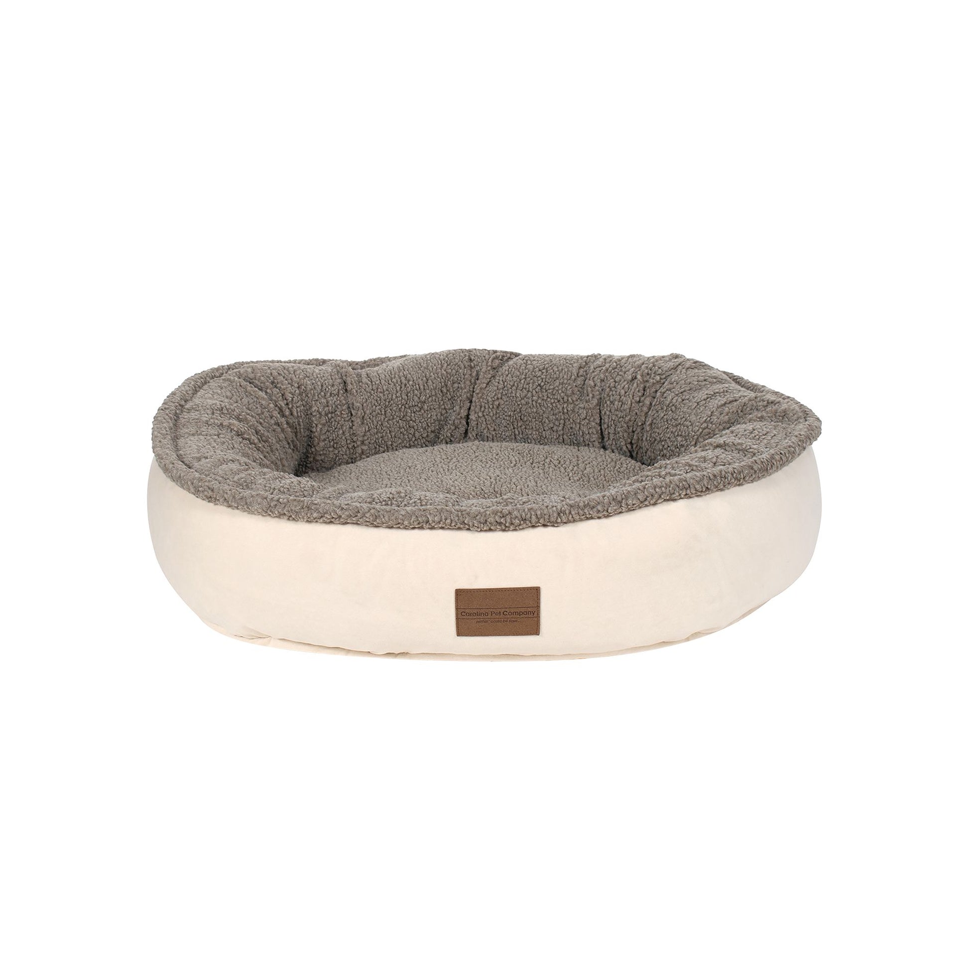 Carolina Pet Company Microfiber & Tipped Berber Comfy Cup Dog Bed Small