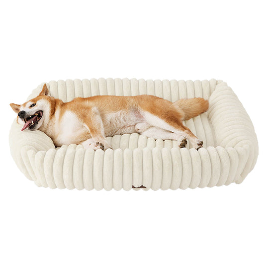 Bedsure® Cute Dog Bed for Dog & Cat, with Washable Cover Large