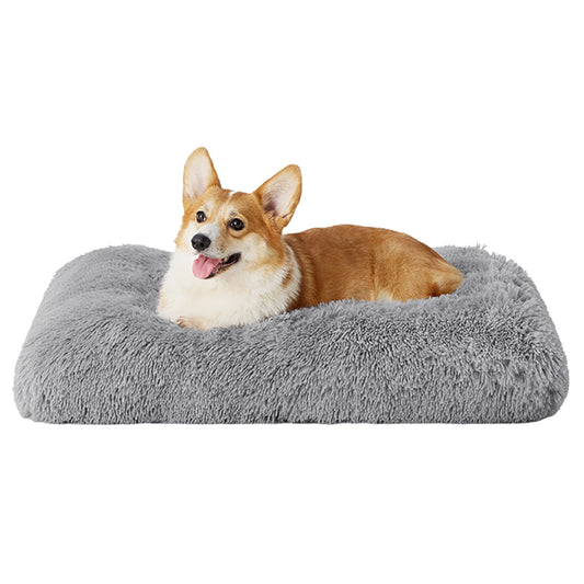 Bedsure® Plush Calming Crate Dog Bed, Washable Large