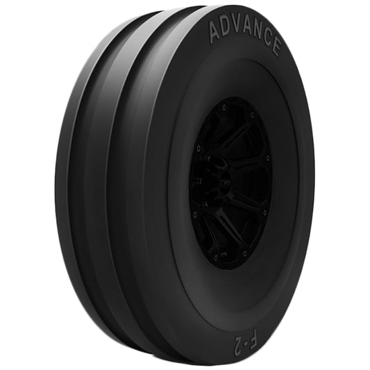 6.50-16 Advance F-2 3-Rib 88A8 LRC Black Wall Tire