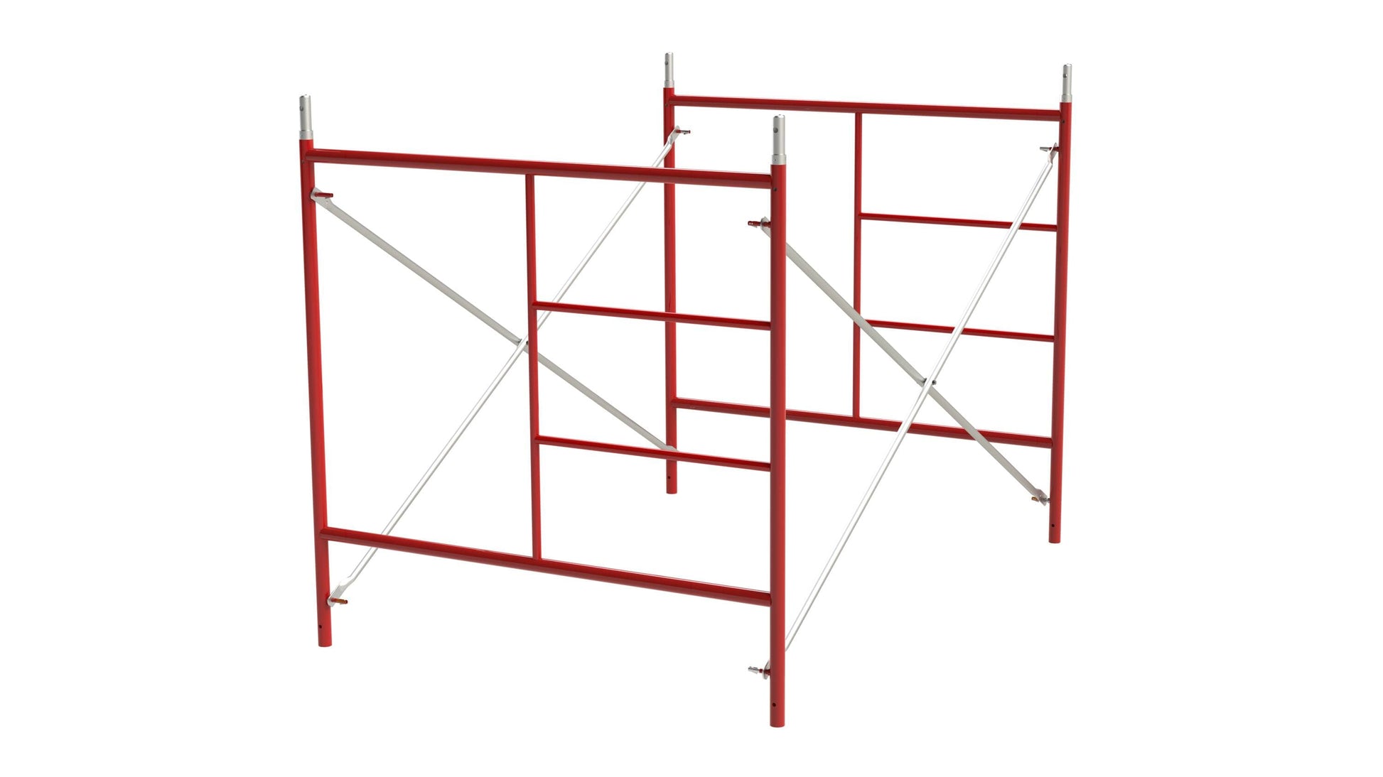 Build Frames Steel 5-ft H x 5-ft L 1-Tier Scaffold Set 9800-lb BFSK57T1+BFL
