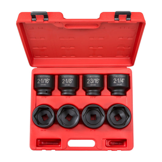 TEKTON 8-Piece Standard (SAE) 3/4-in Drive Set 6-point Impact Socket Set 4893