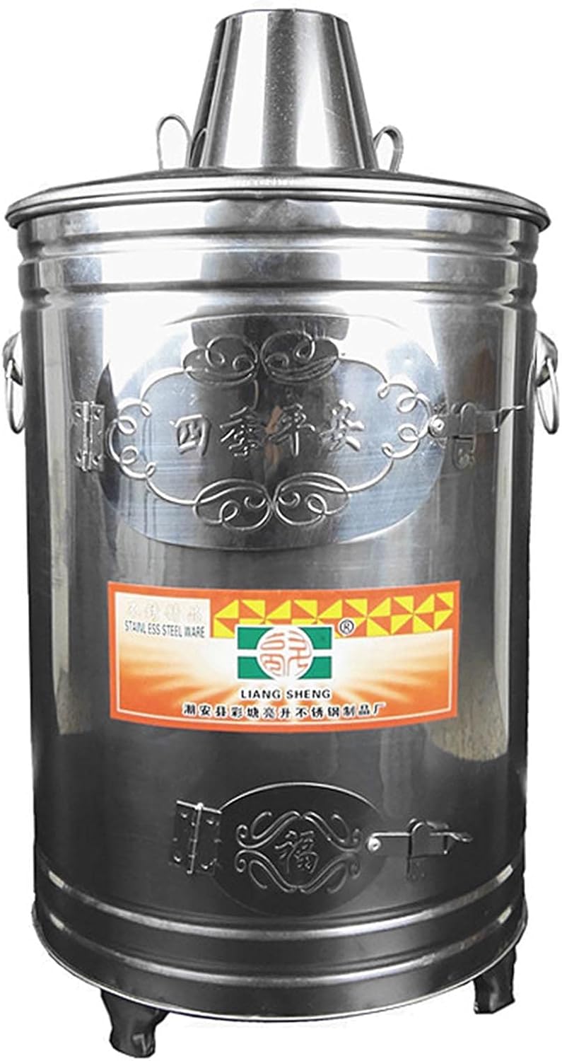 Portable Incinerator Stainless Steel Fire Cage for Burning Waste, Leaves, and Paper - Garden Incinerator Fire Bin for Efficient Combustion(34 * 61CM/13.3 * 24in)