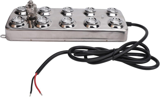 Yunir 10 Head Mist Maker Fogger with Superior Performance for Powerful Mist Output, Quiet Operation, and Long Service Life, for Landscape and Gardening