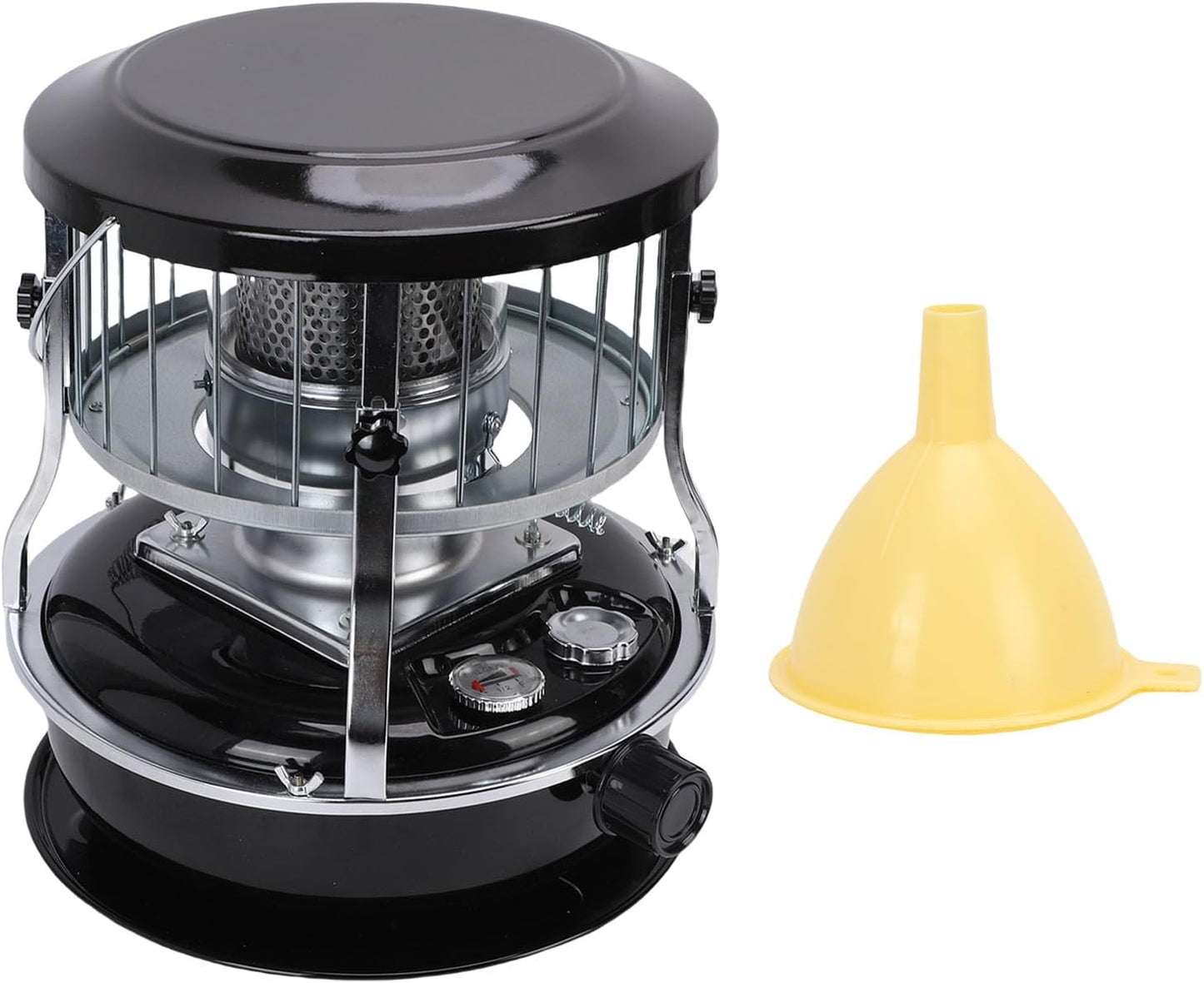 ciciglow 2 in 1 Portable Kerosene Heater, 9000BTU 4.6L Height Adjustable Outdoor Indoor Kerosene Space Heater for Camping Tent Ice Fishing Emergency