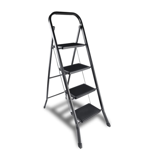Maocao Hoom 4 Step Ladder 4.3-ft Steel Type 1aa- 375-lb Load Capacity Step Ladder YCBH47991