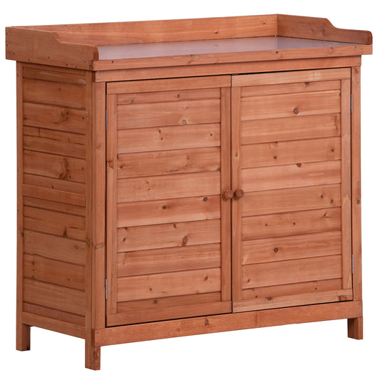 Clihome 19.1-in x 39-in Orange Outdoor Storage