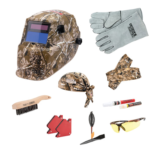 Lincoln Electric Auto Darkening Variable Shade Camouflage Welding Helmet K4738-1