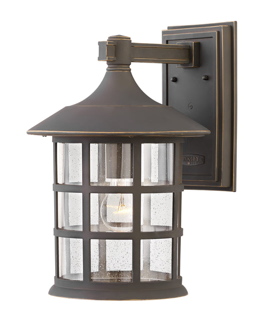 Hinkley Freeport 1 -Light 15.25-in H Oil-rubbed Bronze Hardwired Integrated LED Outdoor Wall Light