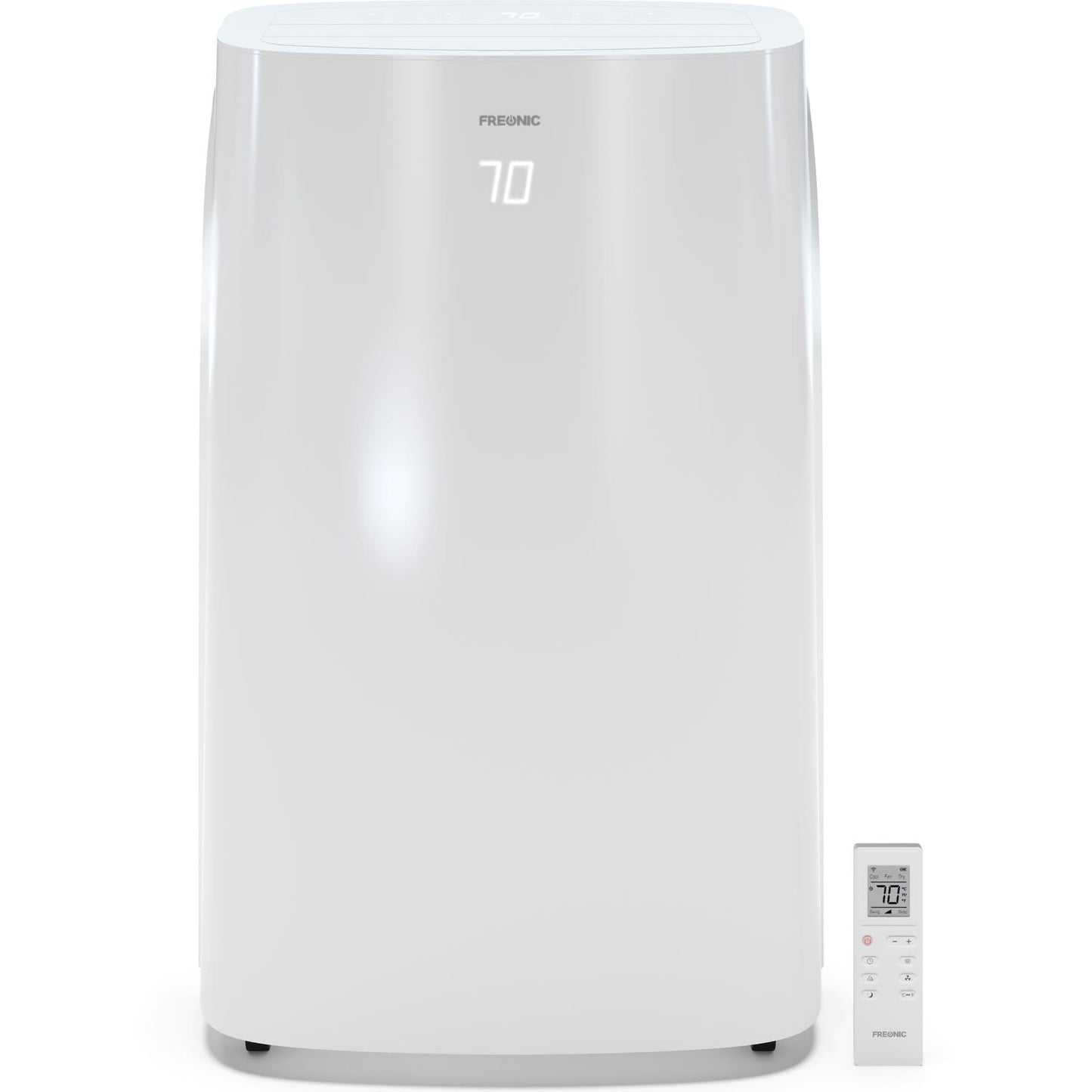 Freonic 6350 BTU DOE 115-Volt Vented Medium Room Portable Air Conditioner Remote Included