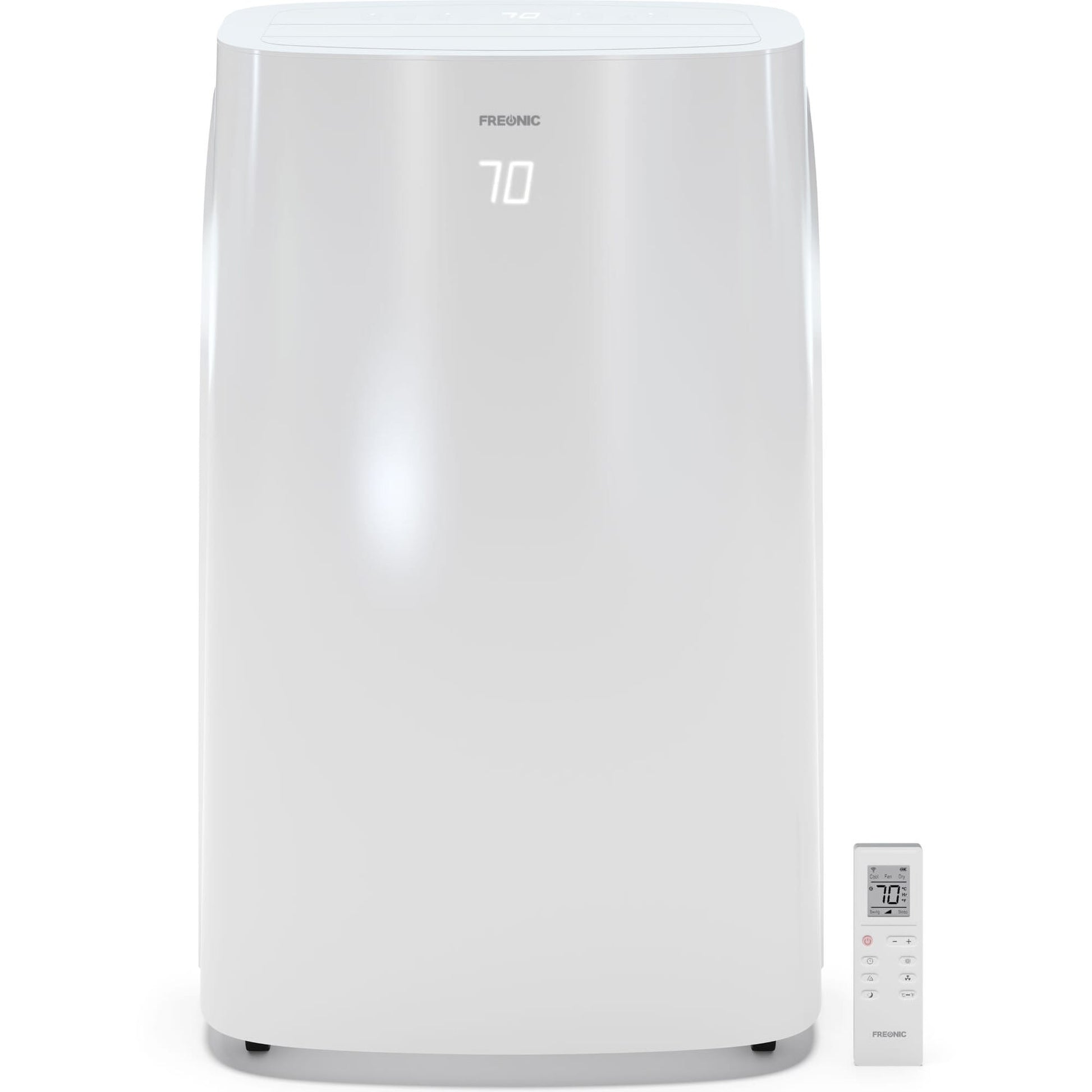 Freonic 6350 BTU DOE 115-Volt Vented Medium Room Portable Air Conditioner Remote Included