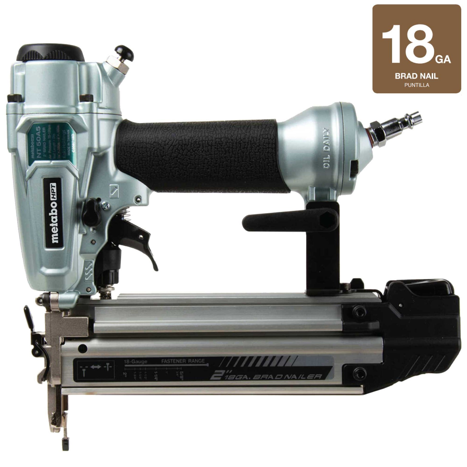 Metabo HPT 2-in 18-Gauge Pneumatic Brad Nailer NT50A5M