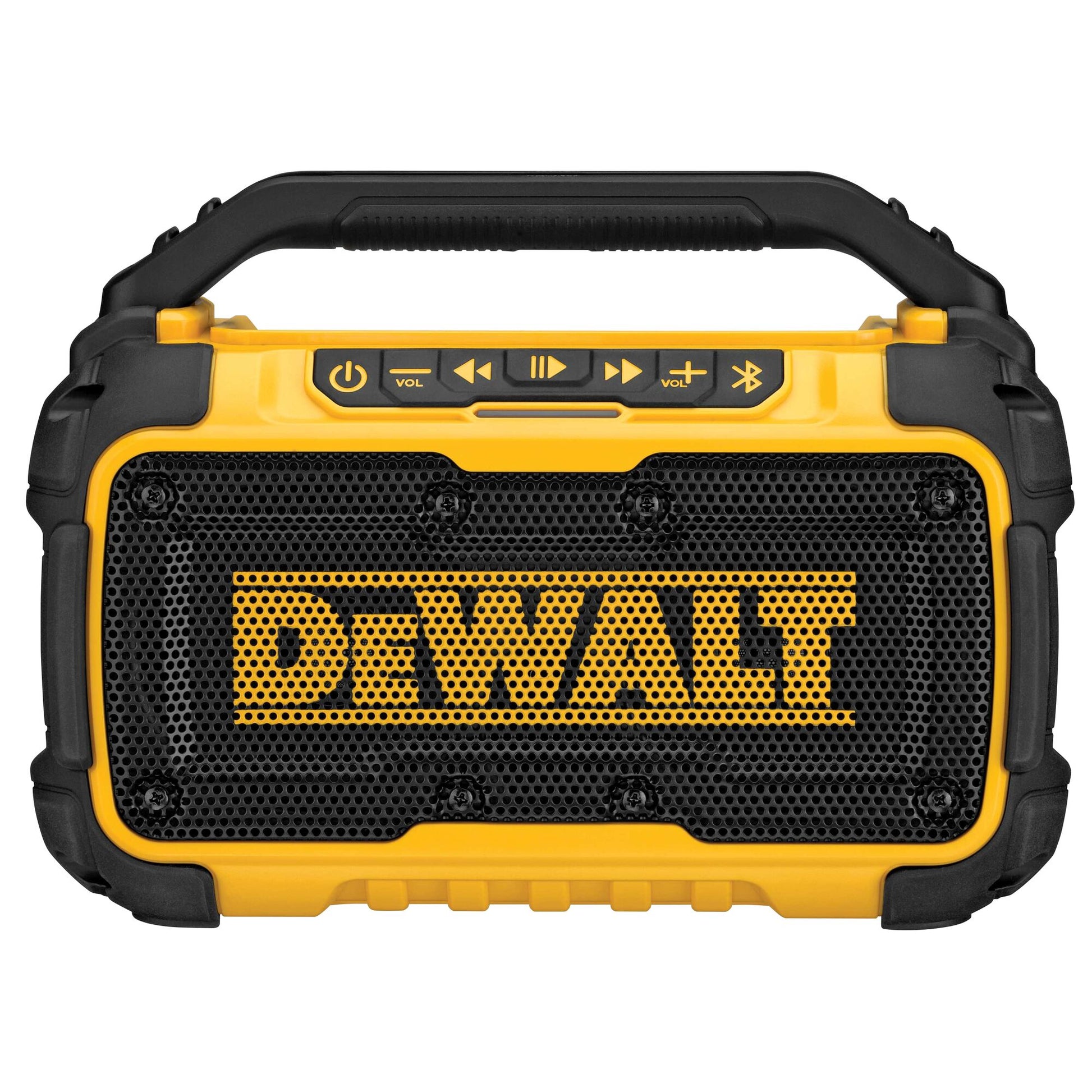 DEWALT 12-volt or 20-volt Max Cordless Bluetooth Compatibility Jobsite Bluetooth Speaker DCR010