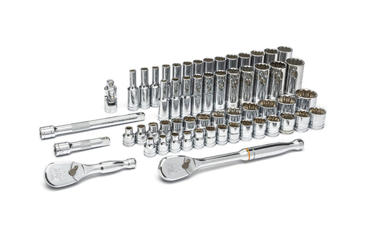 GEARWRENCH Standard (SAE) and Metric Socket (57-Pieces) 80551
