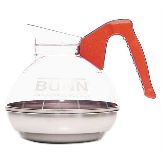64 Oz. Easy Pour Decanter, Orange Handle | Bundle of 2 Each