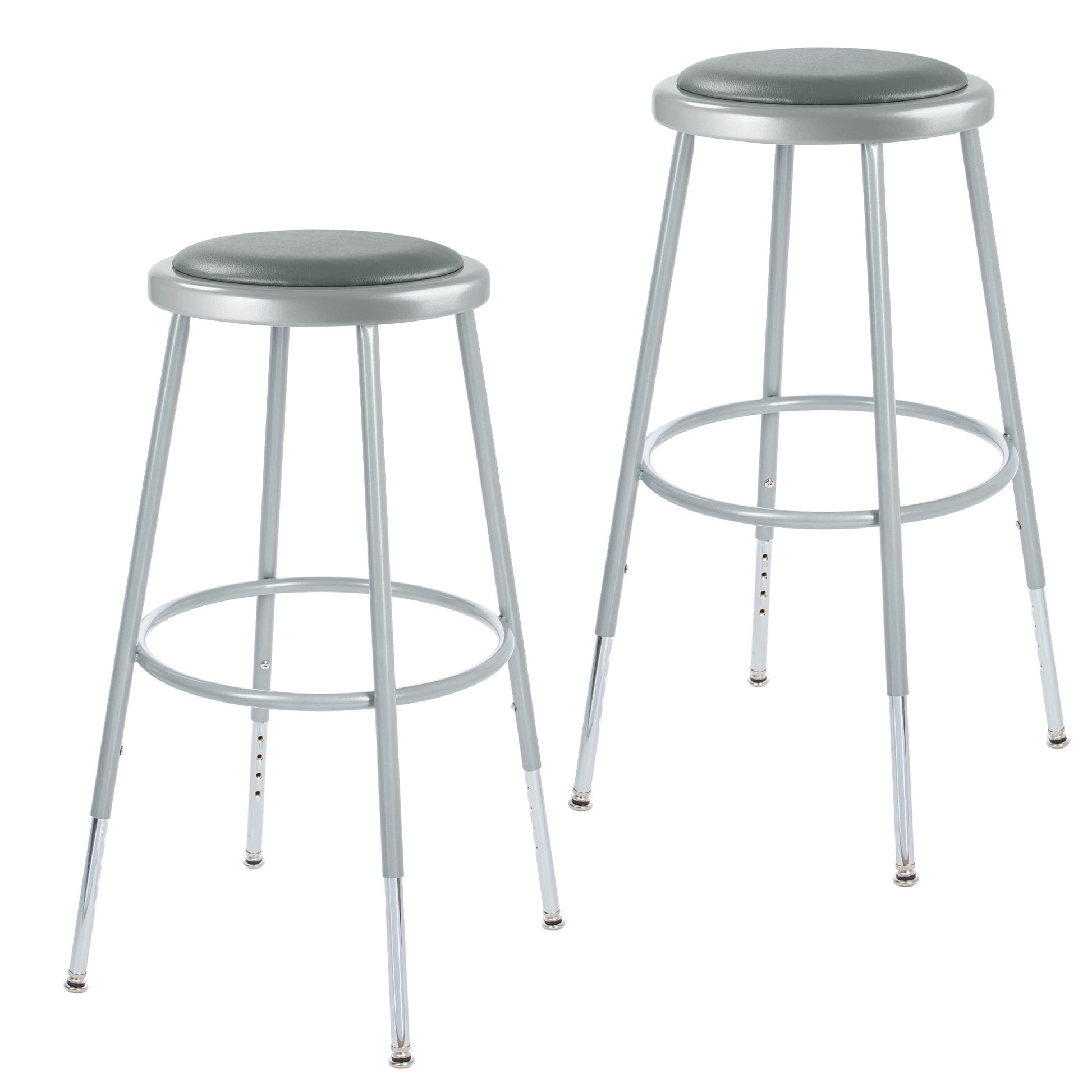 Hampden Furnishings 2-Pack 24.5-in x 14-in Work Seat HMD6400BGY-H/2