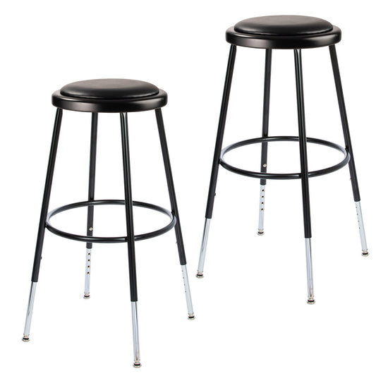 Hampden Furnishings 2-Pack 24.5-in x 14-in Work Seat HMD6400BBK-H/2
