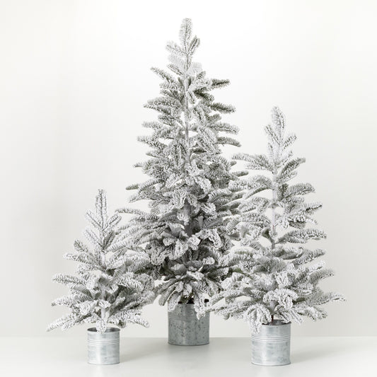 Sullivans 2-ft Pine Flocked Artificial Christmas Tree
