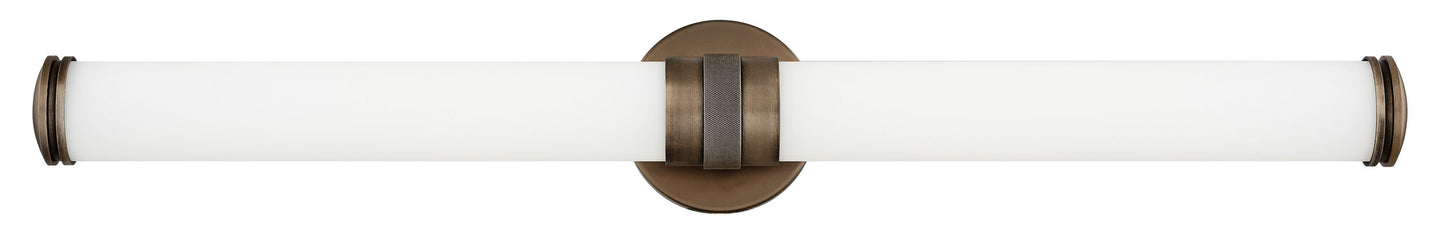Hinkley Remi 32.75-in 6 -Light Antique Bronze Integrated LED Modern/contemporary Vanity light