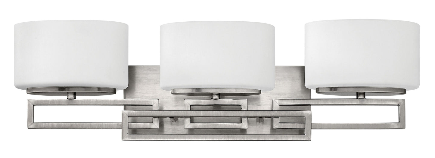 Hinkley Lanza 25-Inches 3 -Light Antique Nickel Transitional Vanity light