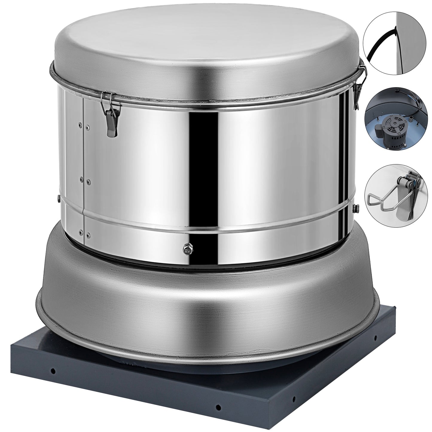 VEVOR 2400 CFM Roof Fan 2400-CFM Heat/Moisture recovery Air Exchanger