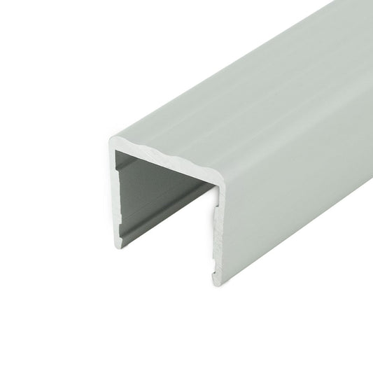 Outwater Clear Anodized 3/4-in No Bow Aluminum U Channel C Channel 96-in Lengths (Pack of 13 Pieces, 104-ft Total)