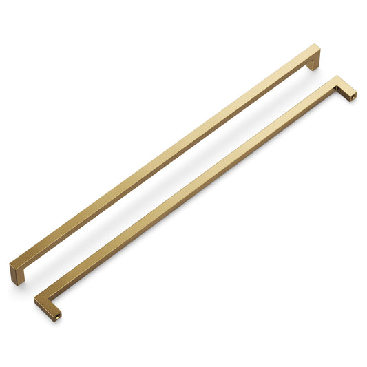 Hickory Hardware Skylight 18-in (457Mm) Center to Center Champagne Bronze Rectangular Handle Drawer Pulls (5-Pack) HH075337-CBZ-5B