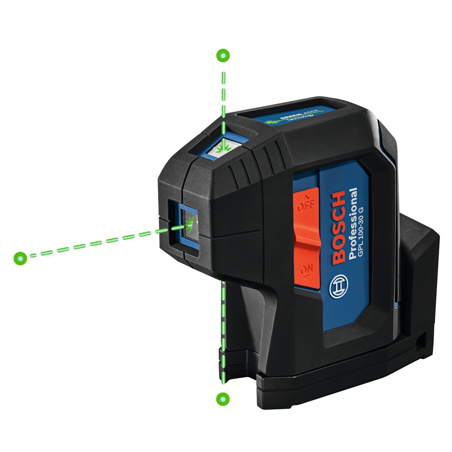 Bosch 125-ft Green Self-Leveling with Plumb Points Laser Level GPL100-30G