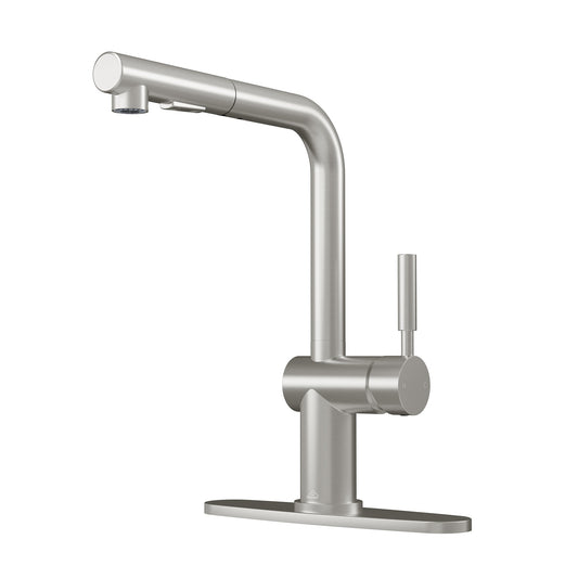 CASAINC Steel Slide Bar Combo Rain Showerhead Chrome 1-handle Multi-function 5-in Round Shower Faucet with Valve
