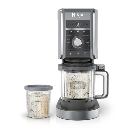 Ninja Creami Deluxe 11 in 1 Frozen Treat Maker 0.75-Quart Electric Ice Cream Maker (Makes: Sorbet, Frozen Yogurt, Soft-Serve Ice Cream) NC501