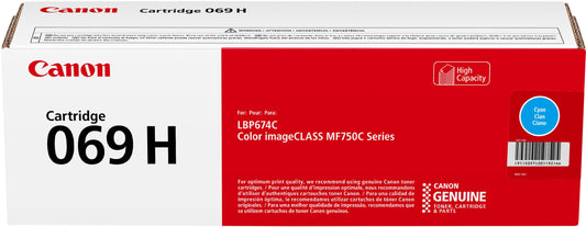 Canon - Toner 069 XL High Yield Toner Cartridge - Cyan