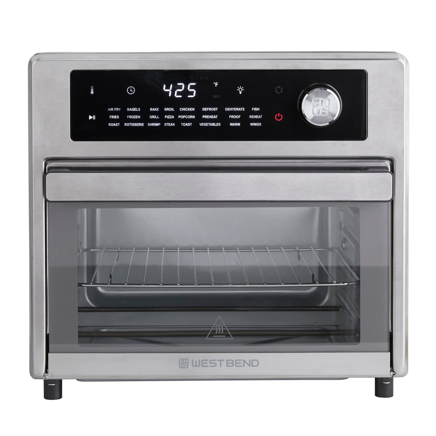 West Bend 26-Quart Stainless Steel Programmable Air Fryer AFWB26BK13