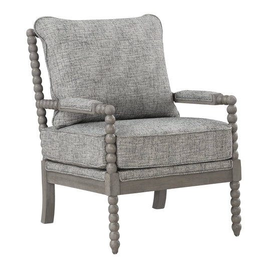 Office Star Products Abbot Casual Graphite Accent Chair