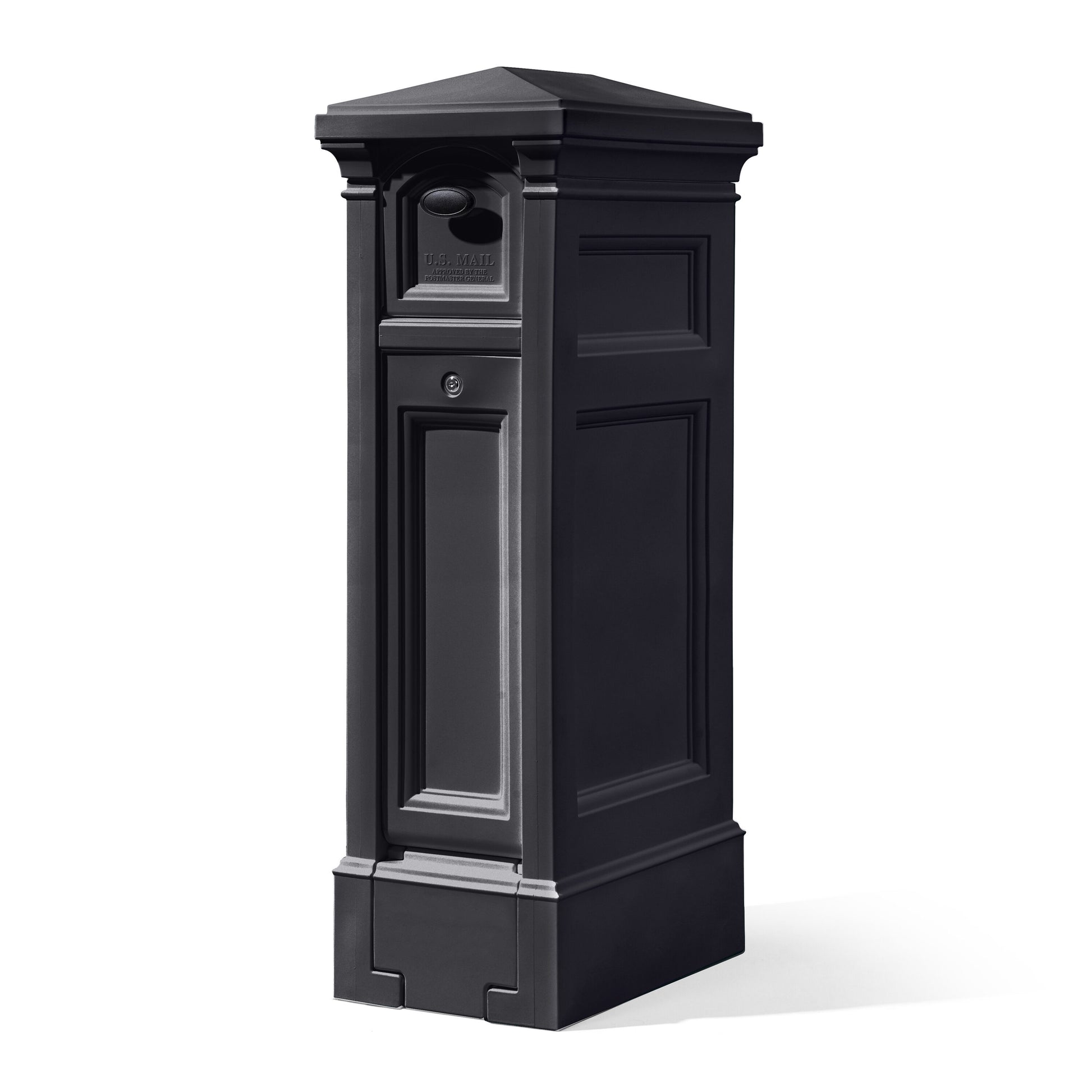 Step2 Post Mount Black Plastic Extra Large Lockable Mailbox 5005BL