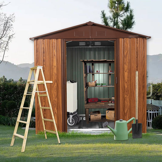 Topcraft 6-ft x 6-ft Galvanized steel Storage Shed