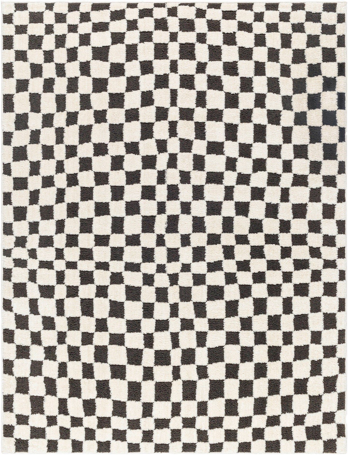 Livabliss 7 x 10 (ft) Polyester Black Rectangular Indoor Geometric Global Area rug