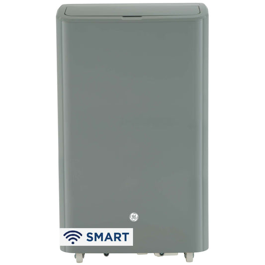 GE 7500 BTU DOE 115-Volt Vented Medium Room Smart Portable Air Conditioner Remote Included