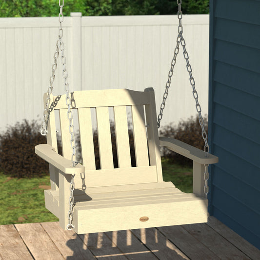 highwood Lehigh 1 -person Whitewash Outdoor Swing